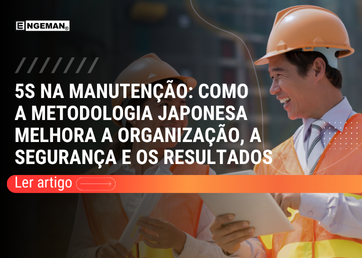 Profissional de capacete e colete refletivo analisando documentos em ambiente industrial.