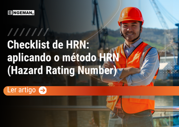Checklist de HRN aplicando o método HRN (Hazard Rating Number)