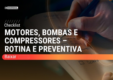 Banner digital com fundo levemente desfocado mostrando a mão de uma pessoa segurando uma caneta e preenchendo um checklist de papel. No lado esquerdo, sobre um bloco de cor escura, destaca-se o texto em letras brancas e maiúsculas: 