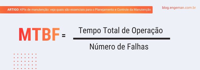 fórmula mtbf