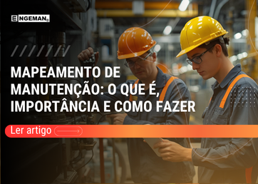 diagrama de mapeamento de manutenção com etapas de inventário ativo, planejamento e cronograma