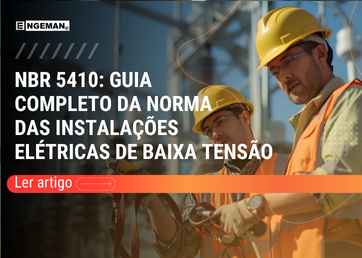 quadro elétrico com disjuntores, fios terra e cabos organizados conforme NBR 5410